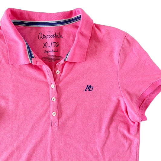 Aeropostale Pink Polo