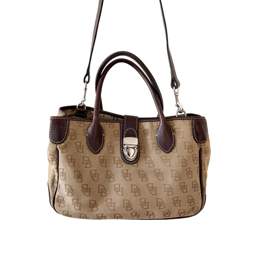 Dooney & Bourke Classic Logo Print Handbag