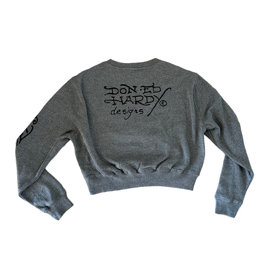 Ed hardy Dark Grey Crewneck