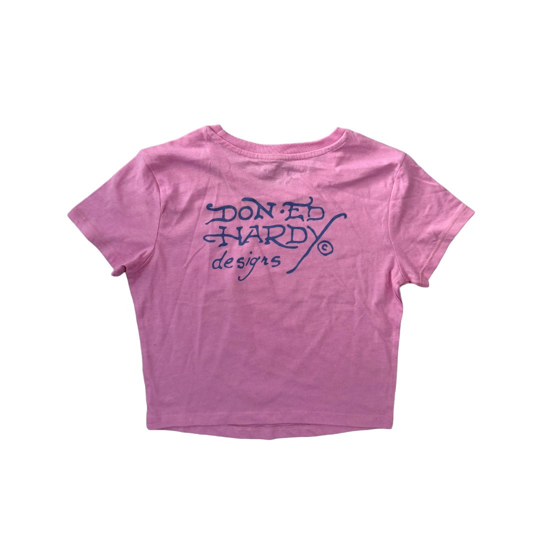 Ed Hardy Pink 'Dragon' Baby Tee