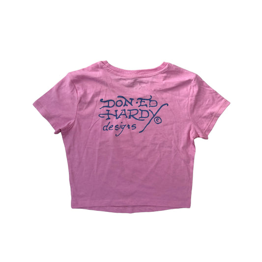 Ed Hardy Pink 'Dragon' Baby Tee