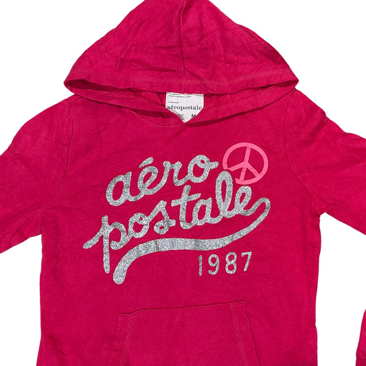 Aeropostale Pink Glitter Hoodie