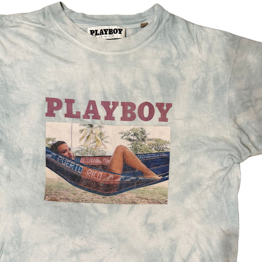 Playboy Blue tie-dye Tee