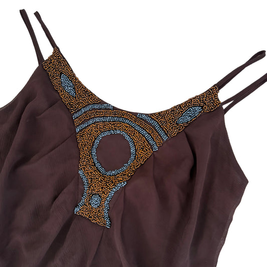 Y2K Temt Beaded Cami