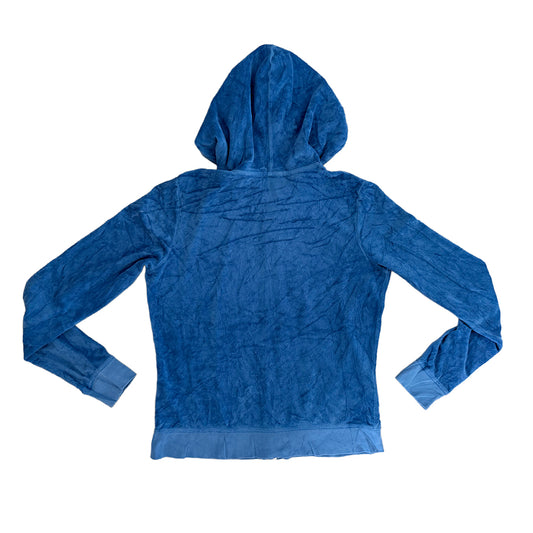 Juicy Couture Y2K Blue Terry Cotton Hoodie