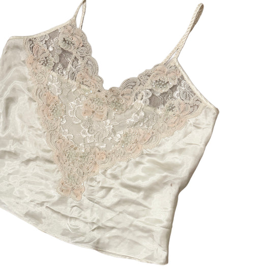 Victoria's Secret White Lace Cami