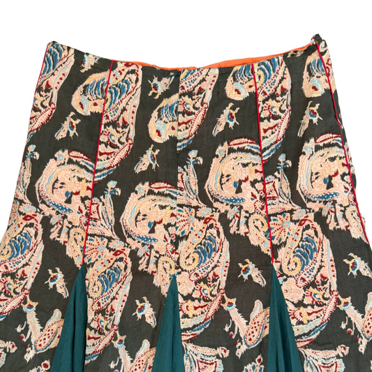 Y2K Paisley Prit Skirt