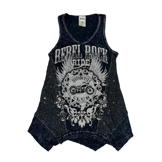 Rebel Rock Ride Embellished Tank