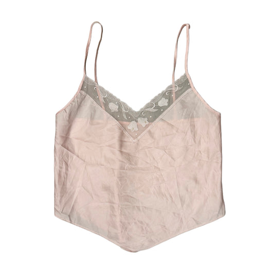 Vintage St. Michael UK Pink Lace Cami