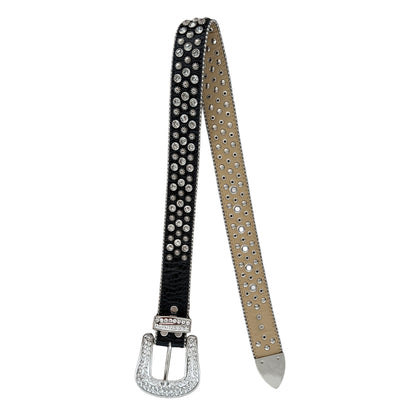 BB Simon Embellished Belt - Black