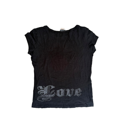 "True Love" Embellished Baby Tee