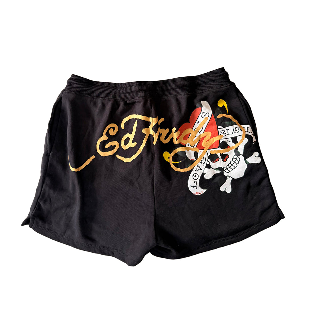 Ed Hardy Y2K Black Shorts