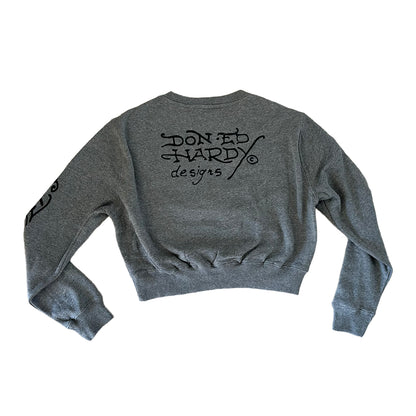 Ed hardy Dark Grey Crewneck
