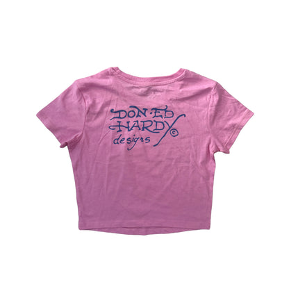 Ed Hardy Pink 'Dragon' Baby Tee