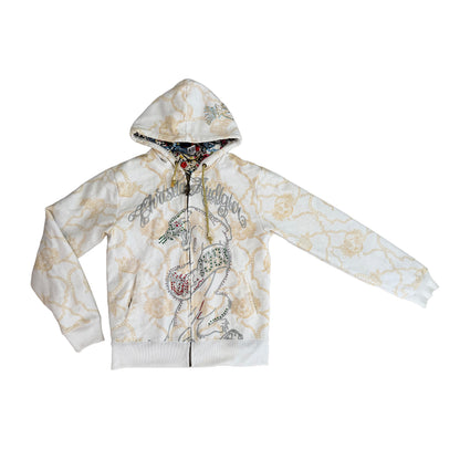 Christian Audigier Y2K Embellished Hoodie