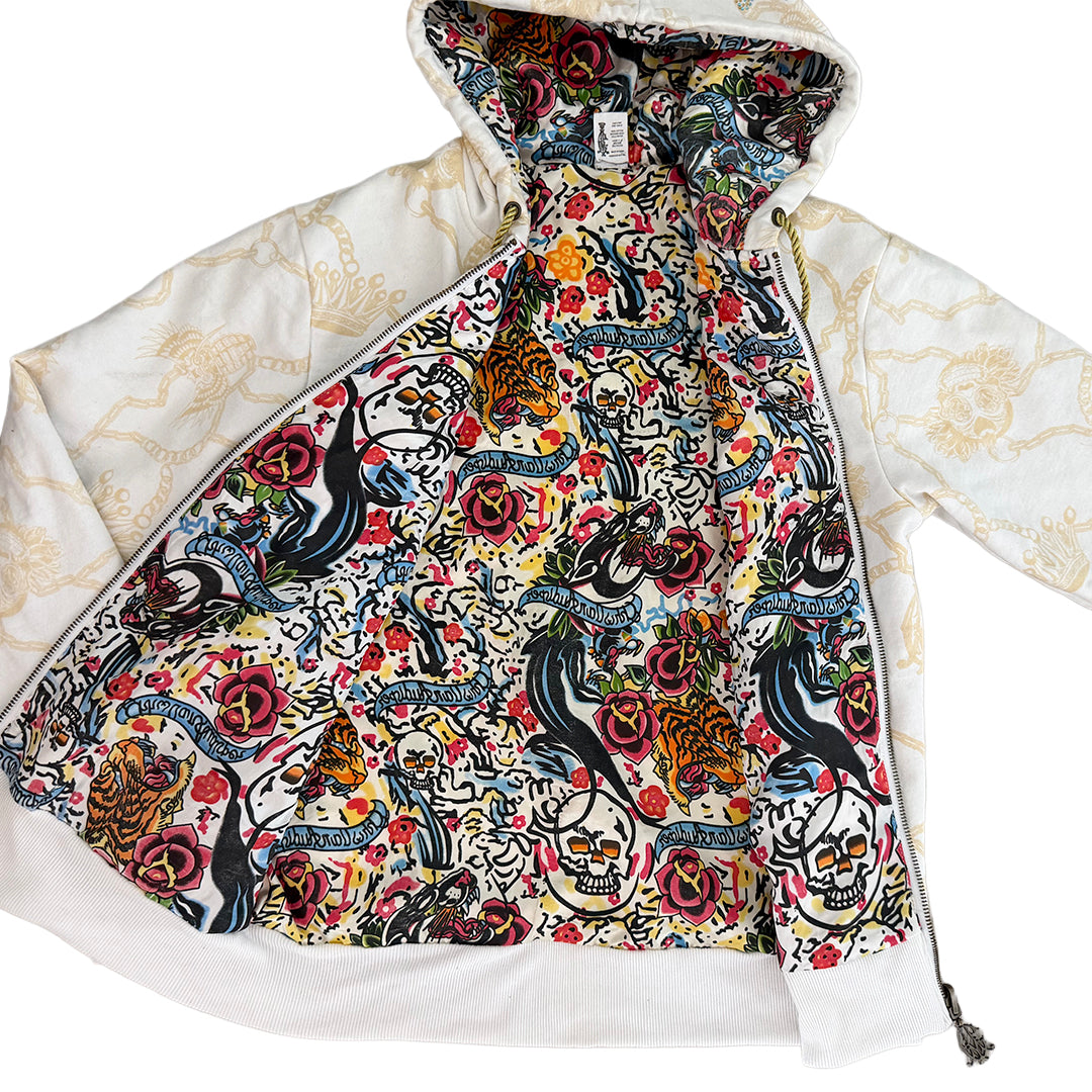 Christian Audigier Y2K Embellished Hoodie