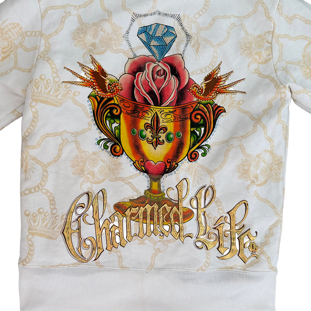 Christian Audigier Y2K Embellished Hoodie