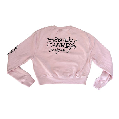 Ed Hardy Y2K Pink Crewneck
