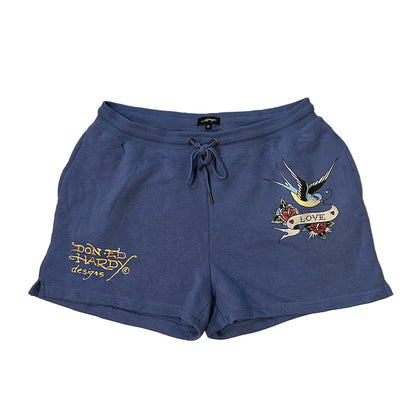 Ed Hardy Y2K Blue Shorts
