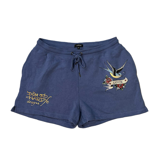 Ed Hardy Y2K Blue Shorts