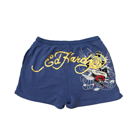 Ed Hardy Y2K Blue Shorts