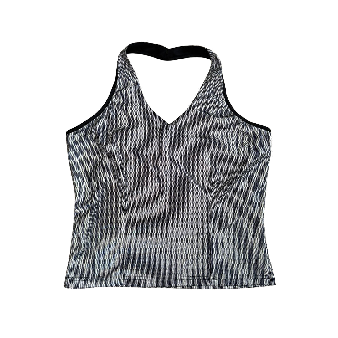 Vintage Glassons Metallic Halter-neck