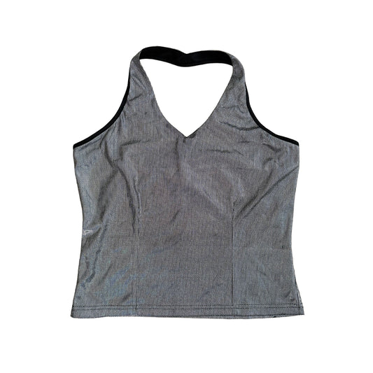 Vintage Glassons Metallic Halter-neck
