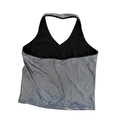 Vintage Glassons Metallic Halter-neck