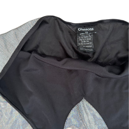 Vintage Glassons Metallic Halter-neck