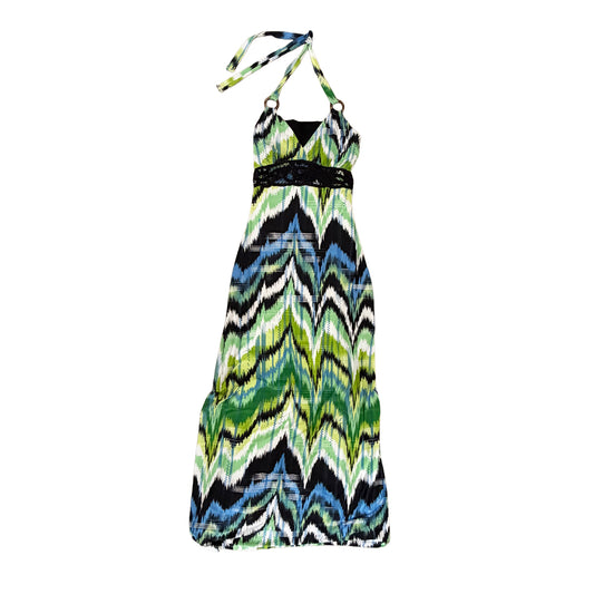 Y2K Pagani maxi halter dress