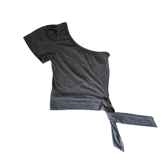 Pagani Ribbed One Sleeve Tee